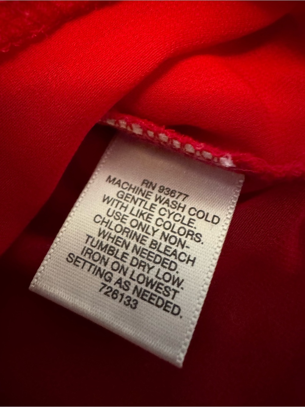 Liz Claiborne Red Chiffon Tiered Ruffle Sleeveless Tank Top Small Petite - Picture 7 of 7
